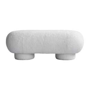 101 Copenhagen Big Foot bench sheepskin Off-white