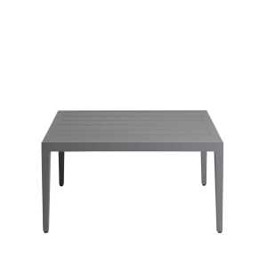 1898 Santander coffee table 78x78x40 cm Grey aluminum