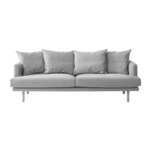 1898 Sjövik 3 seat sofa Bern 0348 grey