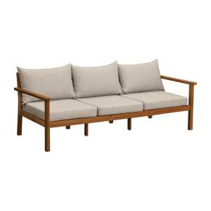 1898 Stockaryd sofa 3-seater teak/beige