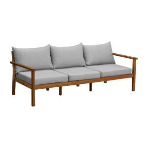 1898 Stockaryd sofa 3-seater teak/light grey