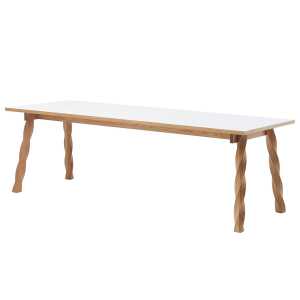 A2 Twist dining table Oak-white