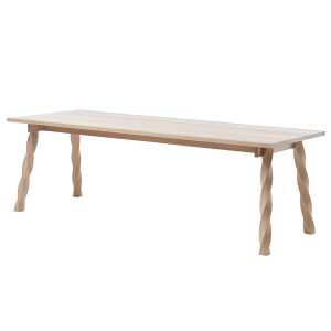 A2 Twist dining table White oiled oak