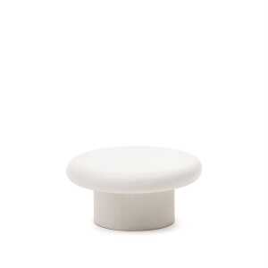 Addaia Round White Cement Coffee Table Ø66 cm