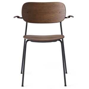Audo Copenhagen Co Chair dining chair with armrest Dark stained oak