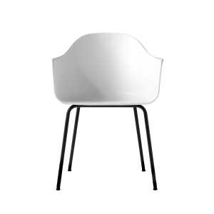 Audo Copenhagen Harbour chair steel legs White