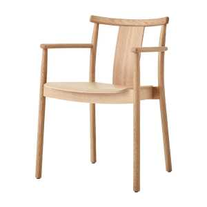 Audo Copenhagen Merkur arm chair Natural oak