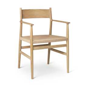Brdr. Krüger Arv arm chair woven seat Oiled oak-paper ribbon