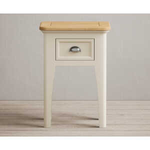 Bridstow Oak and Cream Painted 1 Drawer Bedside
