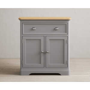Bridstow Oak and Light Grey Painted Hallway Sideboard