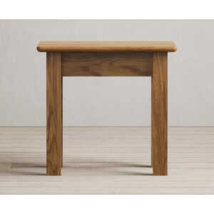 Burford Rustic Solid Oak Dressing Table Stool