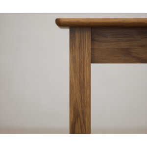 Burford Rustic Solid Oak Dressing Table Stool