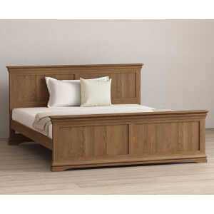 Burford Rustic Solid Oak Super King-Size Bed