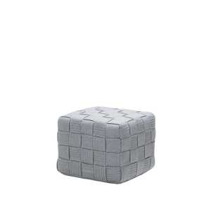 Cane-line Cube stool Light grey