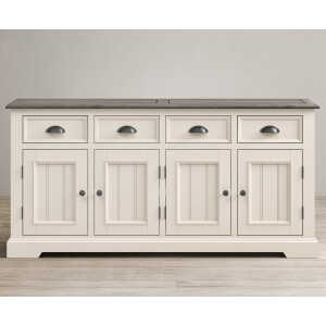 Dartmouth Oak and Soft White Painted Extra Large Sideboard