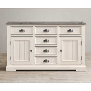 Dartmouth Oak and Soft White Painted Large Sideboard