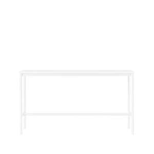 Muuto Base high bar table White laminate, white legs, abs edge, b50 l190 h105