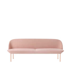 Muuto Oslo sofa 3-seat Steelcut trio 515-Rose