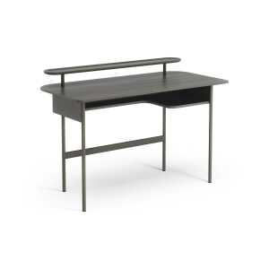 Swedese Luna desk with shelf Oak orkan grey