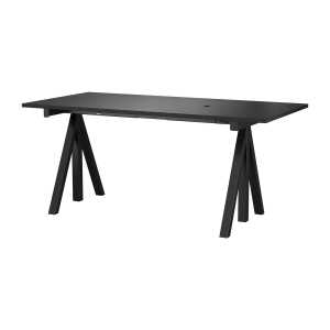 Works Works height-adjustable desk black 78×160 cm