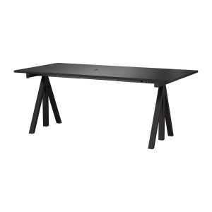 Works Works height-adjustable desk black 90×180 cm