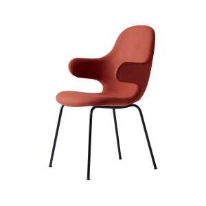 &Tradition Catch JH15 chair Divina 584 red-black lacquered steel