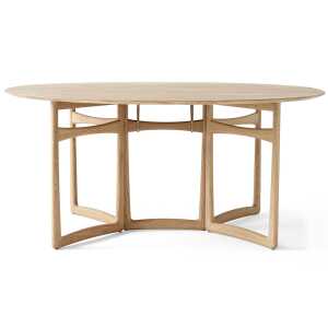 &Tradition Drop Leaf dining table HM6 White oiled oak