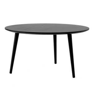 &Tradition In Between coffee table SK15 Ø90 cm Black lacquered oak