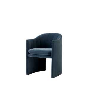 &Tradition Loafer SC24 chair Fabric velvet twilight