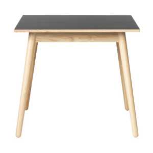 FDB Møbler C35A dining table 82×82 cm Black-oak nature lacquered