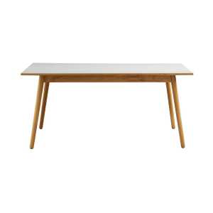 FDB Møbler C35B dining table 82×160 cm Light grey-oak nature lacquered