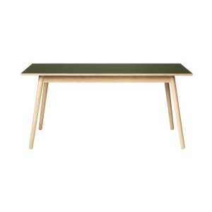 FDB Møbler C35B dining table 82×160 cm Olive green-oak nature lacquered