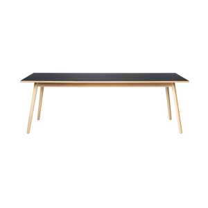 FDB Møbler C35C dining table 95×220 cm Dark grey-oak nature lacquered