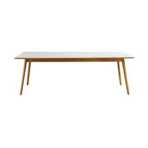 FDB Møbler C35C dining table 95×220 cm Light grey-oak nature lacquered