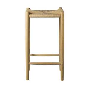 FDB Møbler J164C Counter Squared bar stool Oak nature lacquered