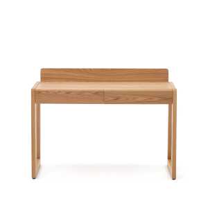 Arandu desk in solid ash veneer and wood 120 x 60 cm
