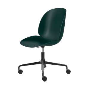 GUBI Beetle Meeting Chair office chair Dark green-black