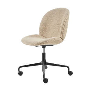 GUBI Beetle Meeting Chair office chair fully upholstered Karakorum dedar 003-black legs
