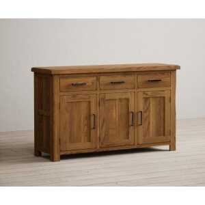 Harrogate Rustic Solid Oak Large Sideboard