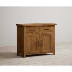 Harrogate Rustic Solid Oak Small Sideboard