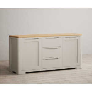 Alba Oak and Soft White Painted Extra Large Sideboard