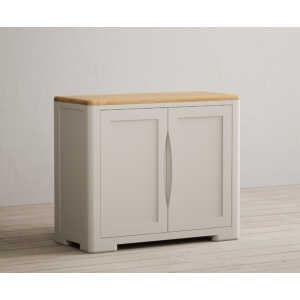 Alba Oak and Soft White Painted Small Sideboard