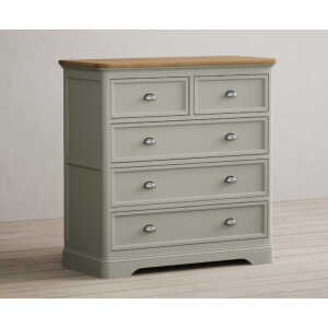 Brampton Soft Green Painted 2 Over 3 Chest of Drawers