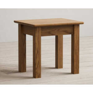 Burford Rustic Solid Oak Dressing Table Stool