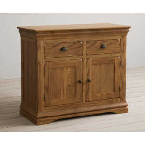 Burford Rustic Solid Oak Small Sideboard