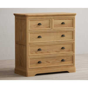 Cambridge Solid Oak 2 Over 3 Chest of drawers