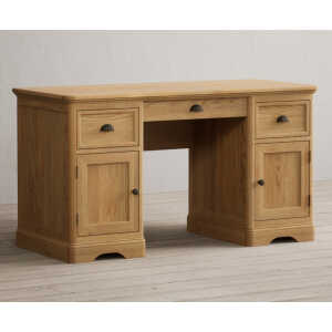 Cambridge Solid Oak Computer Desk