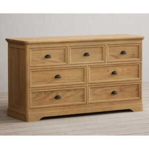 Cambridge Solid Oak Wide Chest Of Drawers