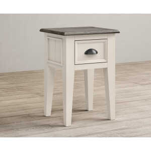 Dartmouth Oak and Soft White Painted Bedside Table