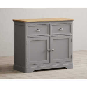 Felton Oak and Light Grey Painted Small Sideboard